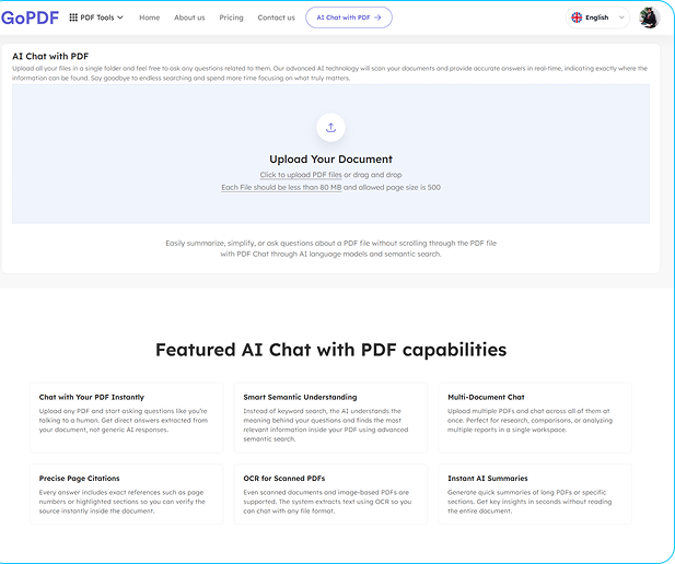 GoPDF – Intelligent PDF Management Platform solution